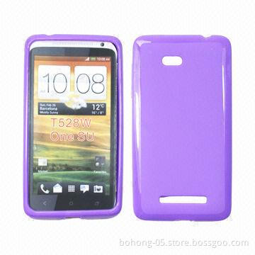 TPU Cases for HTC T0528W, Protector Case, Solid Color, Various Colors Available